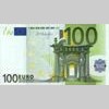 100 euro 2002 года. Аверс