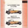 Alfa-Romeo 1930 2.3 Litre